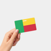 Badge Drapeau du Bénin (Manuel / portable)