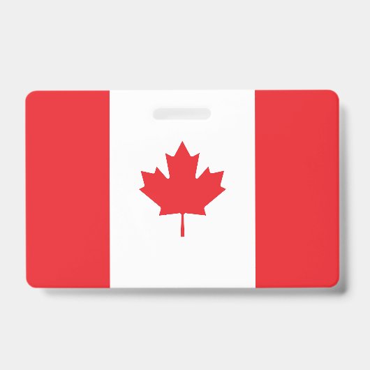 Badge Drapeau du Canada (Avant)