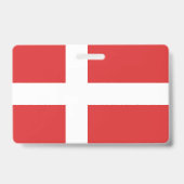 Badge Drapeau du Danemark (Arrière)