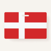 Badge Drapeau du Danemark (Dos)