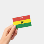 Badge Drapeau du Ghana (Manuel / portable)