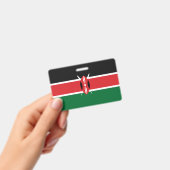Badge Drapeau du Kenya (Manuel / portable)
