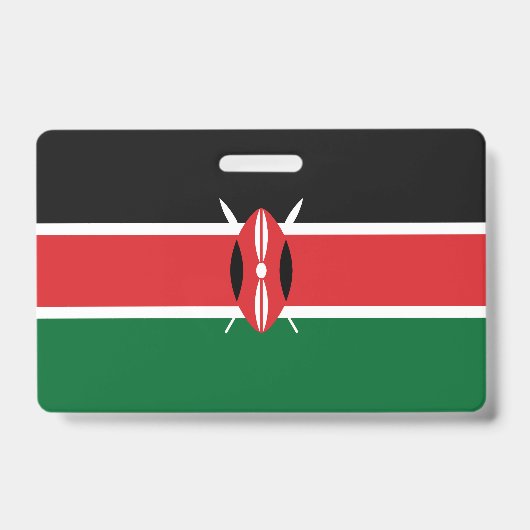 Badge Drapeau du Kenya (Avant)