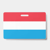 Badge drapeau du Luxembourg (Arrière)