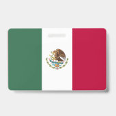 Badge Drapeau du Mexique (Arrière)
