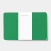 Badge Drapeau du Nigeria (Arrière)