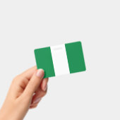 Badge Drapeau du Nigeria (Manuel / portable)