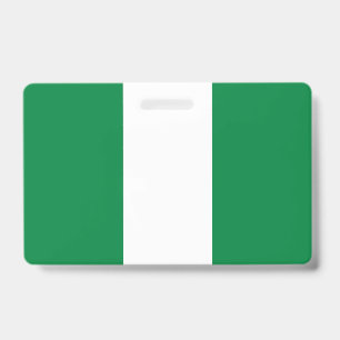 Badge Drapeau du Nigeria