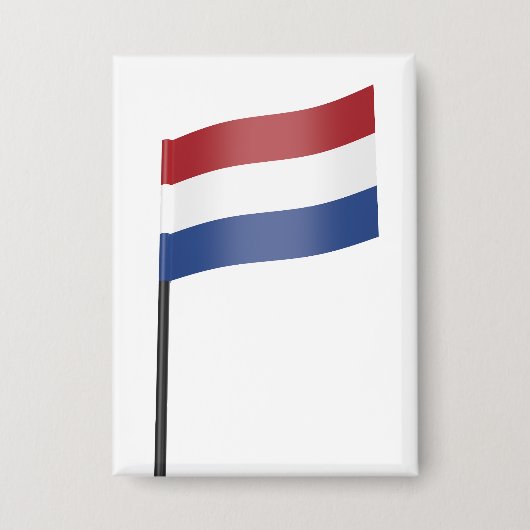 Badge Drapeau du Pays-Bas (Recto)