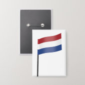 Badge Drapeau du Pays-Bas (Recto/Verso)
