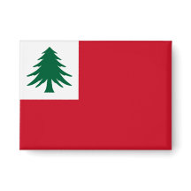 Drapeau du pin de Nouvelle-Angleterre