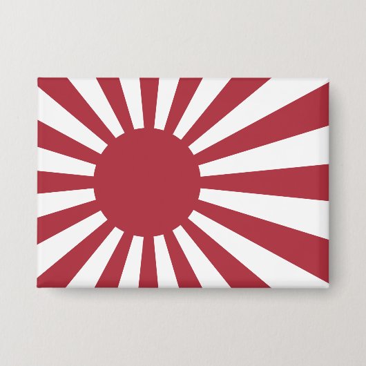 Badge Drapeau du soleil levant impérial du Japon, Edo à  (Recto)