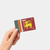 Badge Drapeau du Sri Lanka (Manuel / portable)