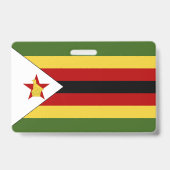 Badge drapeau du Zimbabwe (Arrière)