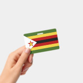 Badge drapeau du Zimbabwe (Manuel / portable)