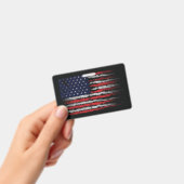 Badge Drapeau Grunge U.S.A (Manuel / portable)