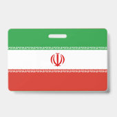 Badge Drapeau iranien (Arrière)