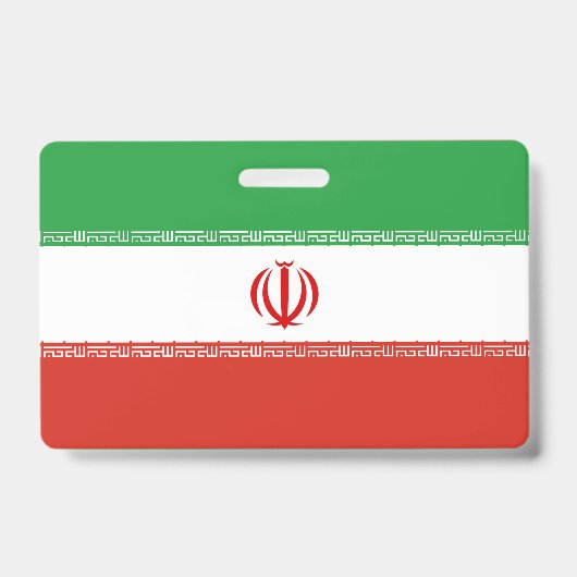 Badge Drapeau iranien (Avant)