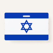 Badge Drapeau Israël (Dos)