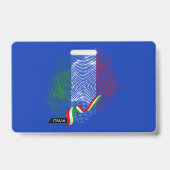 Badge Drapeau italien (Arrière)