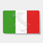 Badge Drapeau italien (Arrière)