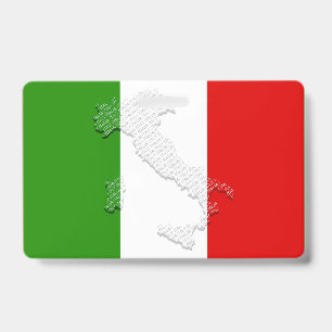 Badge Drapeau italien