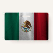 Badge Drapeau mexicain (Dos)
