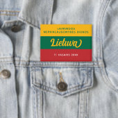 Badge Drapeau national de la fête de l'indépendance de l (Insitu)