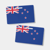 Badge Drapeau néo-zélandais (Avant & arrière)