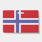 Badge Drapeau norvégien (Arrière)