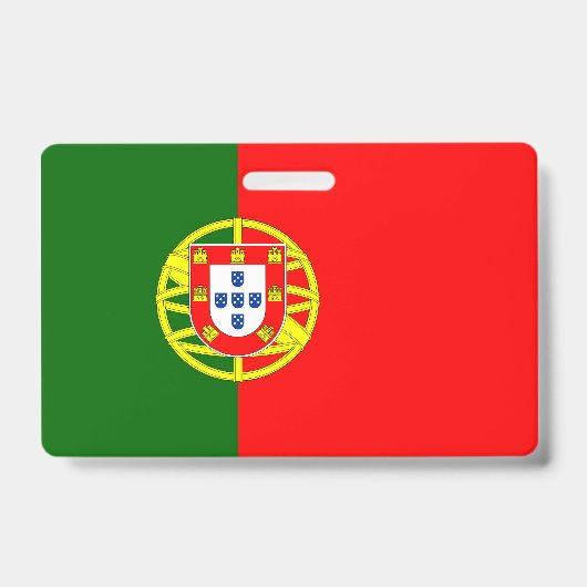 Badge Drapeau Portugal Insigne vertical (Avant)