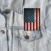 Badge Drapeau Rétro des États-Unis (Insitu)
