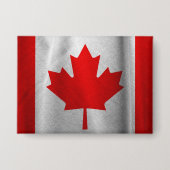 Badge Drapeau rétro du Canada (Recto)