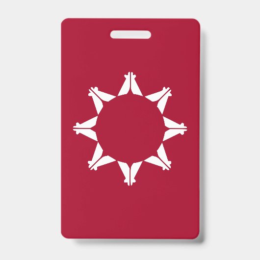 Badge Drapeau sioux oglala lakota (Avant)
