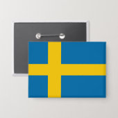 Badge Drapeau suédois (Recto/Verso)