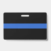 Badge Drapeau Thin Blue Line symbole de solidarité de la (Arrière)