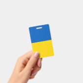 Badge Drapeau ukrainien (Manuel / portable)