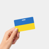 Badge Drapeau ukrainien (Manuel / portable)