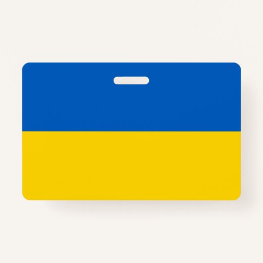 Badge Drapeau ukrainien (Ukraine) (Devant)