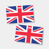 Badge Drapeau Union Jack du Royaume-Uni (Recto et verso)