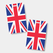 Badge Drapeau Union Jack du Royaume-Uni (Avant & arrière)