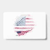 Badge Drapeau USA (Arrière)