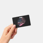 Badge Drapeau USA (Manuel / portable)