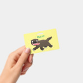 Badge Drôle animal avide de carcajou (Manuel / portable)