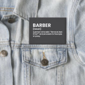 Badge Drôle Barber Définition (Insitu)