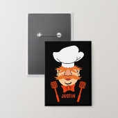 Badge Drôle Chef suédois (Recto/Verso)