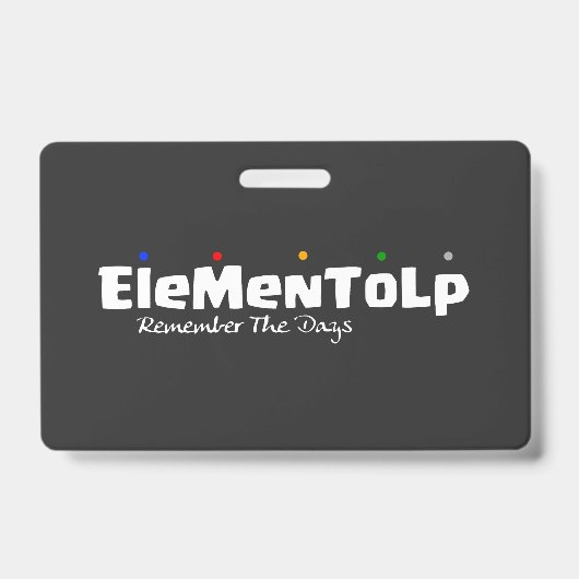 Badge Drôle des paroles d'alphabet (Avant)