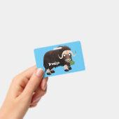 Badge Drôle dessin animé de boeuf musqué (À main)