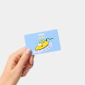 Badge Drôle dessin animé linge de fer (Manuel / portable)