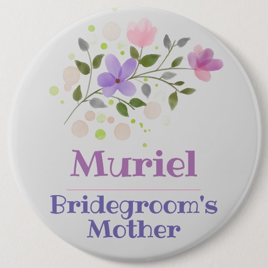 Badge du bouton mère du marié (Devant)